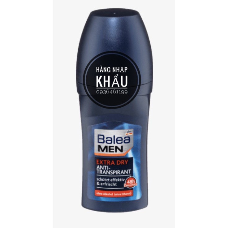 Lăn Nách khử mùi cơ thể cho nam Balea Men, 50ml, hàng nội địa Đức