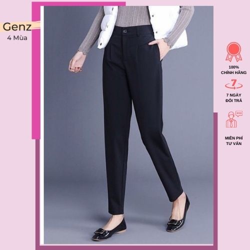 Quần baggy lưng thun khoá sườn