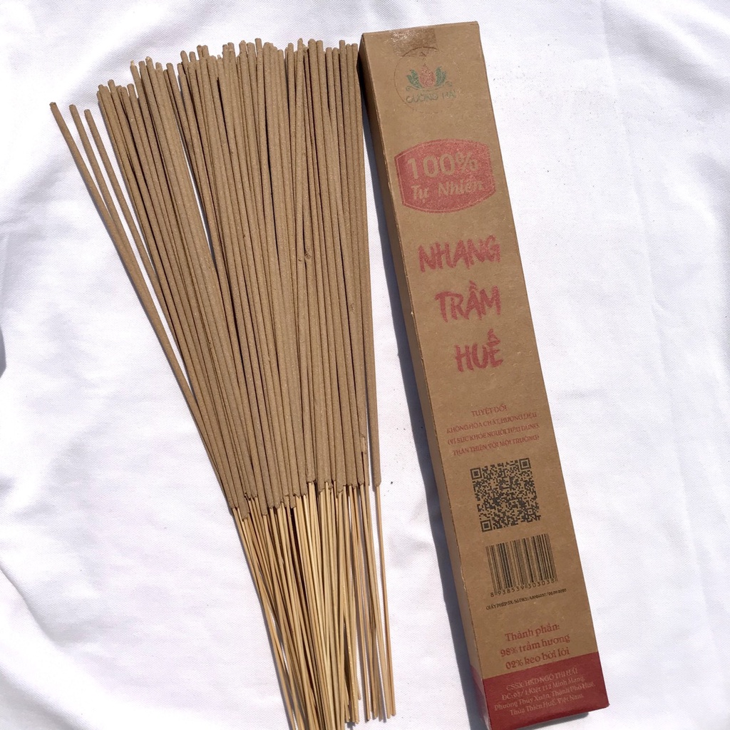 Nhang trầm Hương, Nhang Trầm Huế, Nhang sào. Không hoá chất, sạch, bó 100 que