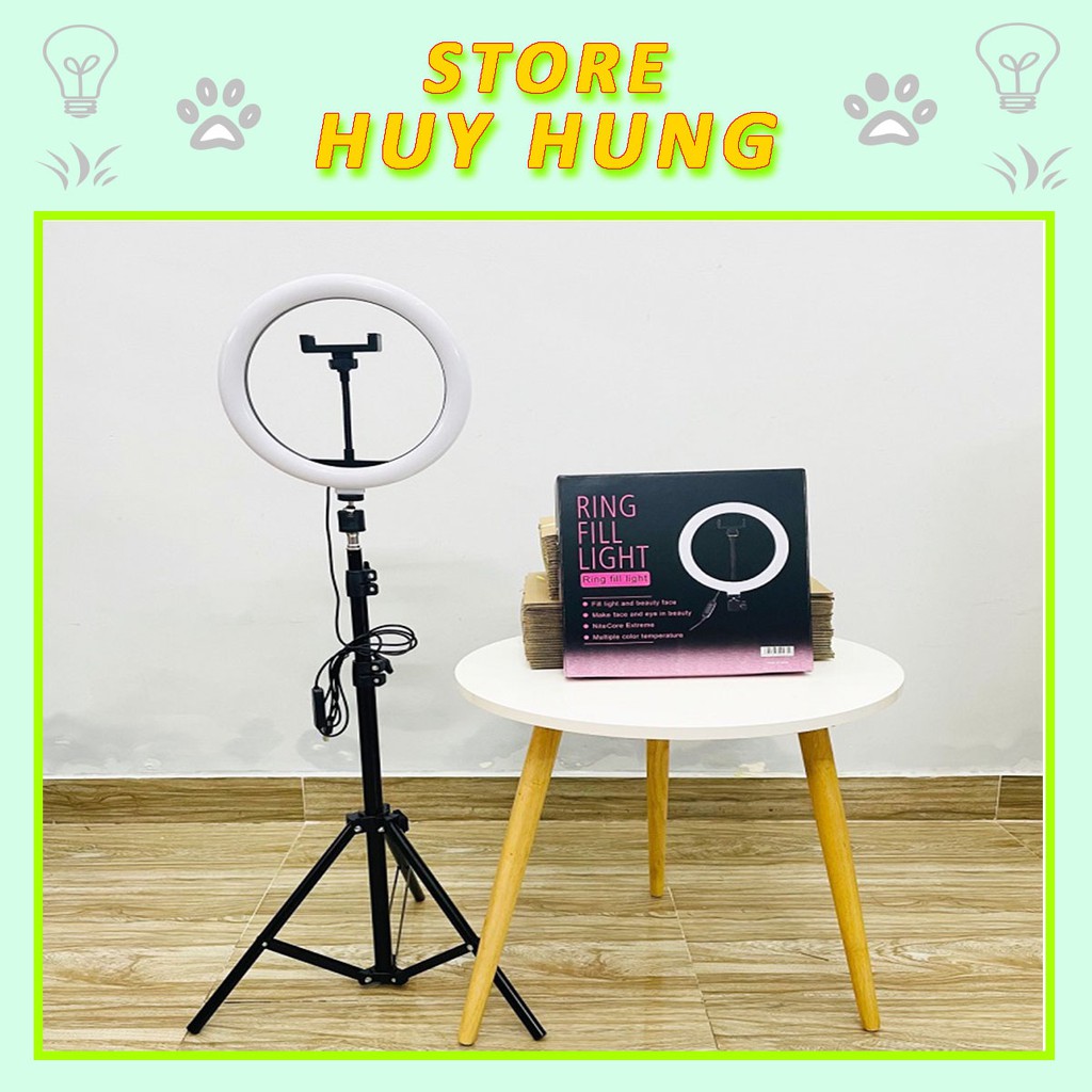 Đèn Size 26cm Chân 2m1, Livestream, Chụp Hình, Quay Video