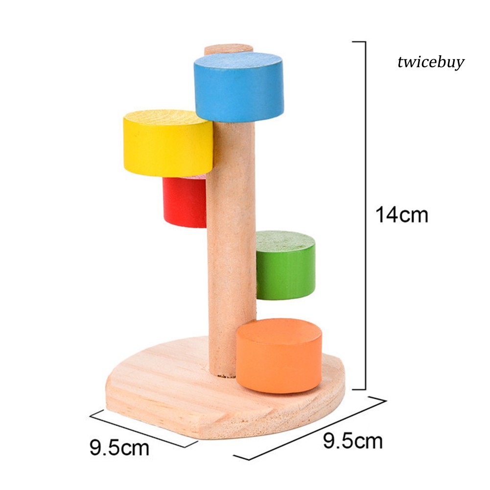 Cầu Thang Leo Bằng Gỗ Nhiều Màu Cho Chuột Hamster