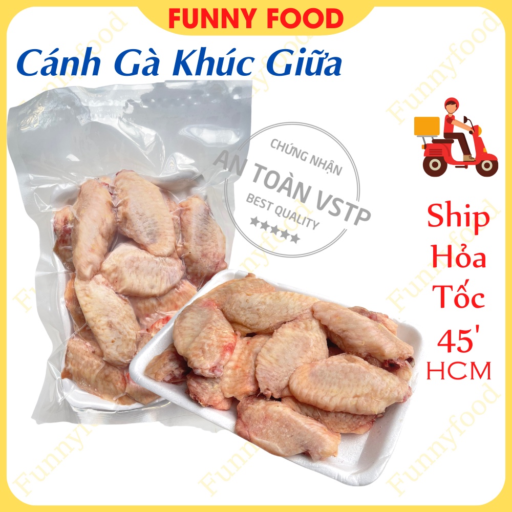 Cánh Gà Khúc Giữa – Cánh Gà Nhập Khẩu Ba Lan 500g  – Funnyfood