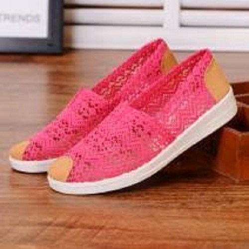 Giày slip on ren sang trọng 1551 ( sản phẩm giao đế màu ngẫu nhiên )