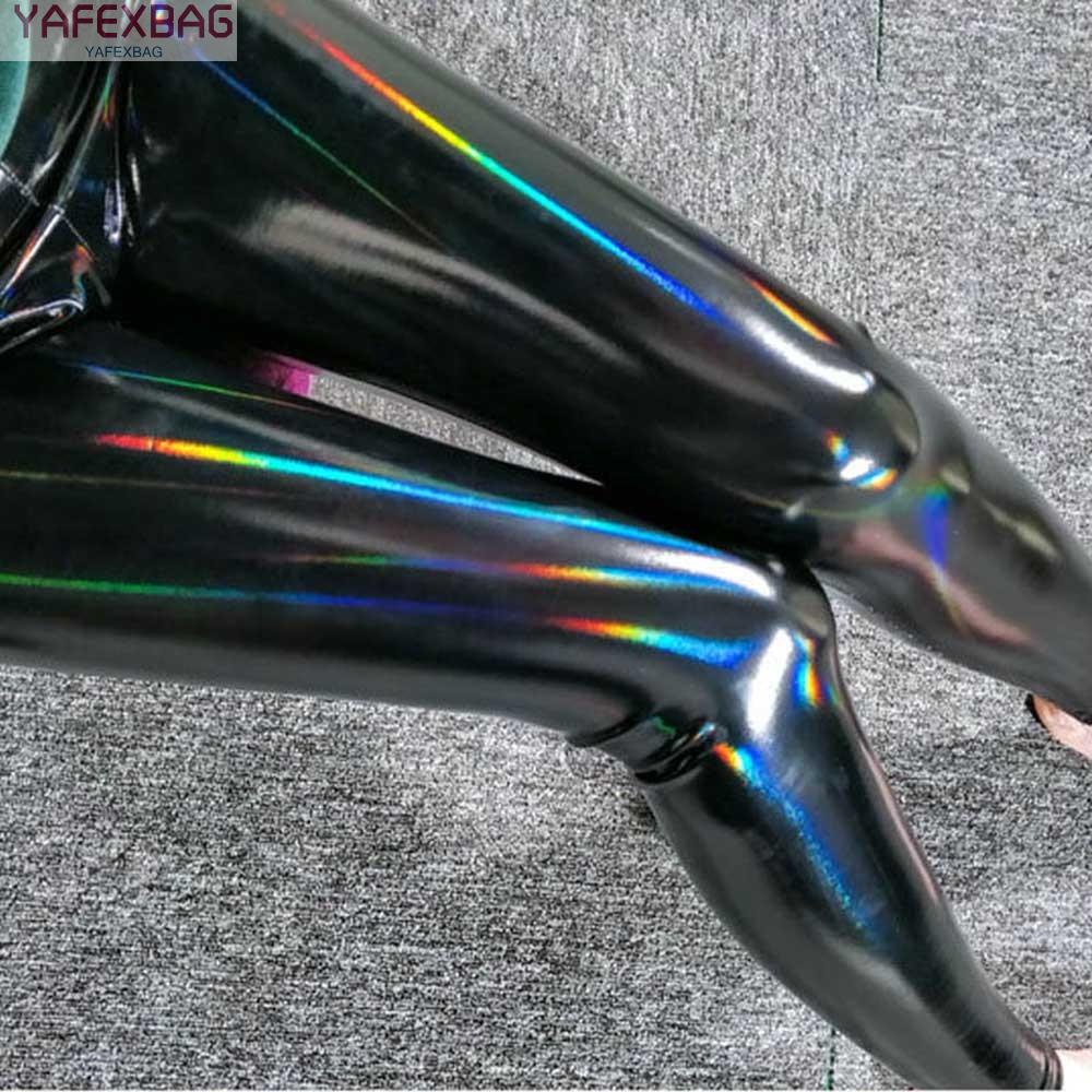Quần Legging Da Pu Phản Quang Cho Nữ
