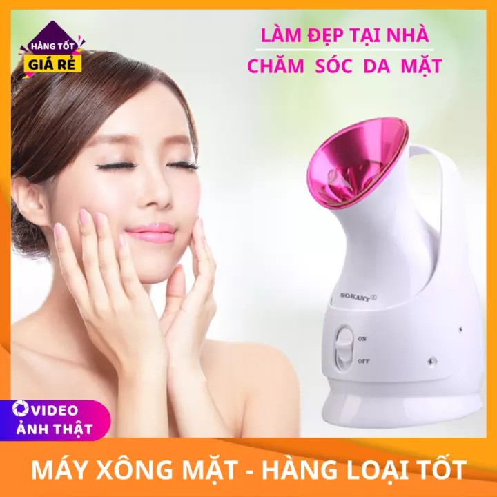 BAN MAY XONG HOI, MÁY XÔNG HƠI CHĂM SÓC DA MẶT,MÁY XÔNG HƠI mặt PHUN SƯƠNG Sokany MÁY CHĂM SÓC DA MẶT