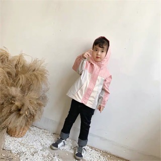 Áo khoác phối màu cute cho bé