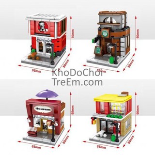 Lego Sembo Block Cửa Hàng Thực Phẩm
