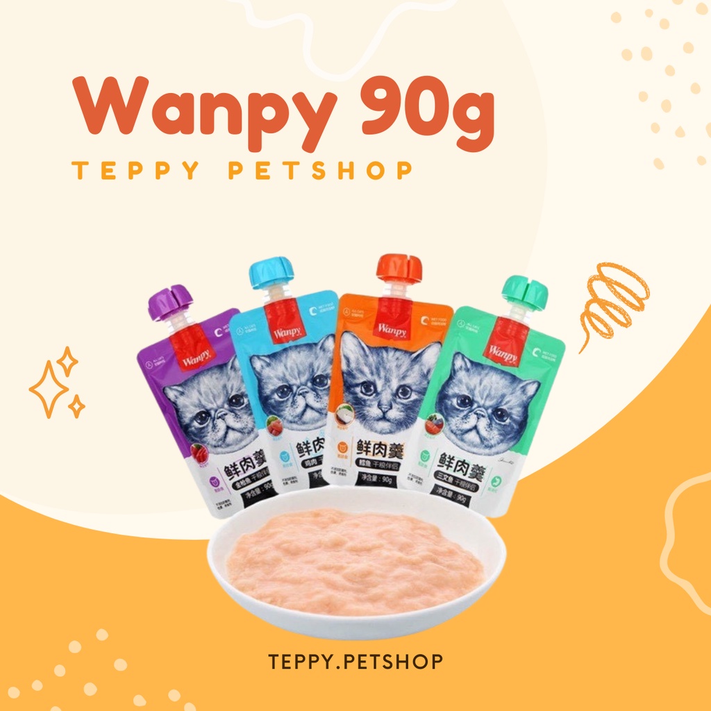 Súp thưởng Wanpy tuýp có nắp vặn 90g