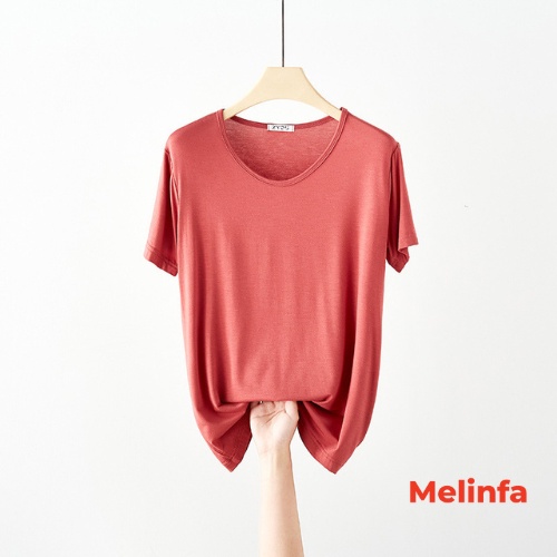 Áo thun nữ ngắn tay chất vải Viscose tự nhiên mềm mại mát lạnh mặc mùa hè mã VAA0294