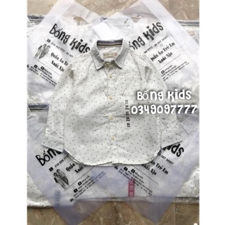 Áo Sơ Mi Bé Trai Túi Ngực Chấm Zara