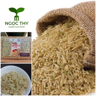 Gạo lứt tẻ thơm gạo lức nâu NTFood gói 1kg ăn kiêng giảm cân eatclean