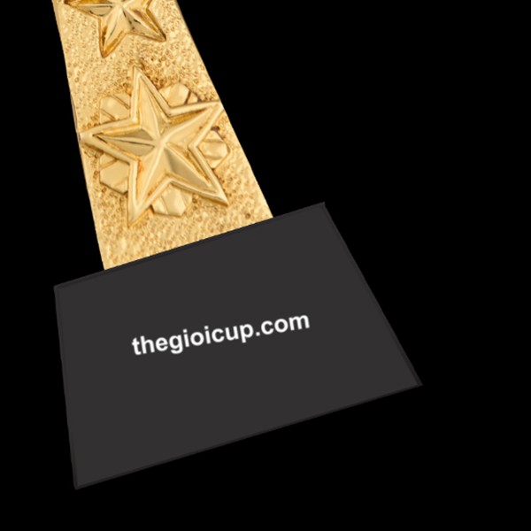 Cúp vinh danh cao cấp ngôi sao, cúp phun xăm