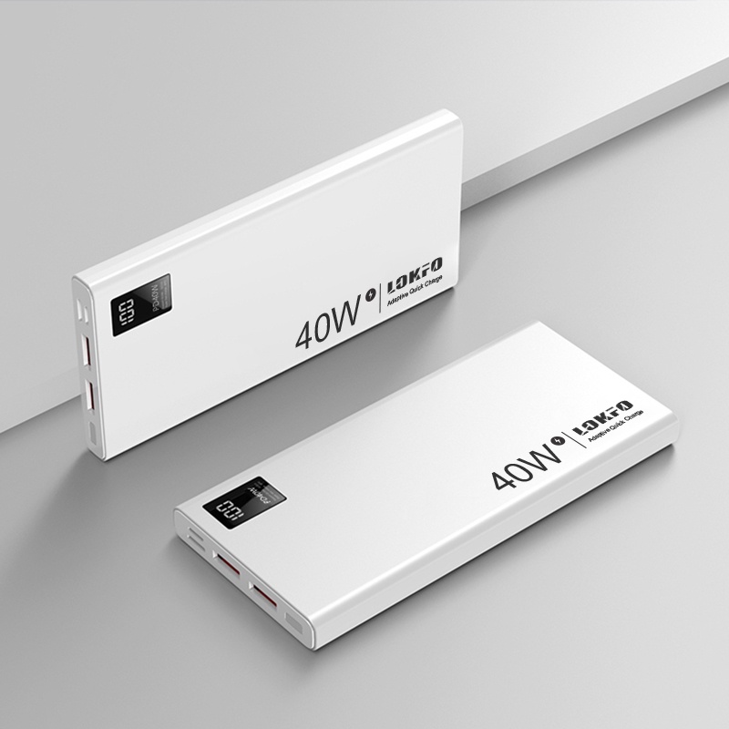 Sạc dự phòng màn hình kỹ thuật số LED Lokfotek P02 PD40W QC3.0 10000mAh