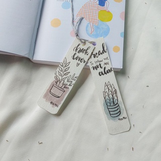 (Vẽ tay) Set 3 cái kẹp sách/ Bookmark handmade (2)