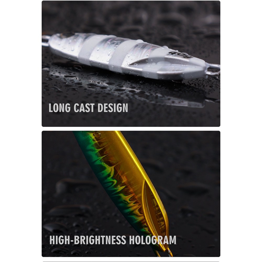 Mồi Câu Cá Bằng Kim Loại 20g 30g 40g 60g 80g