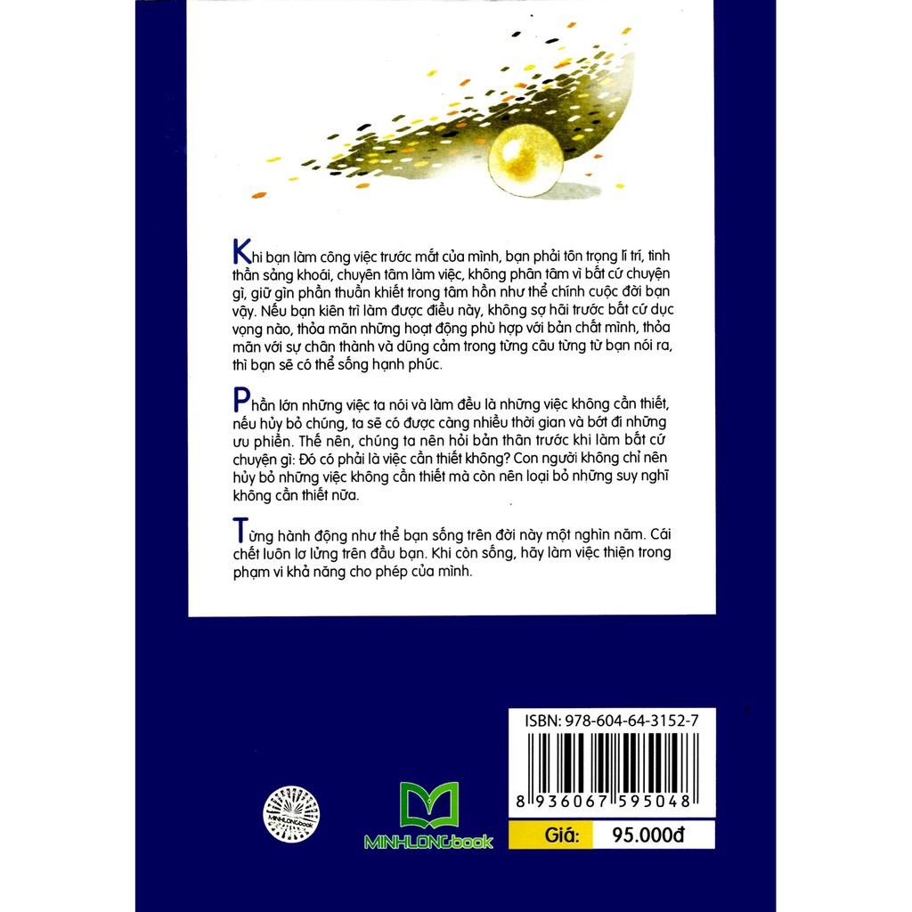 [ Sách ] Từ Hạt Cát Đến Ngọc Trai - 85 Triết Lí Sống Tích Cực Của Marcus Aurelius - Tặng Kèm Móc Khóa Hoặc Sổ Ngẫu Nhiên