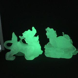 Combo tượng Long Quy - Tỳ Hưu có dạ quang chiêu tài lộc