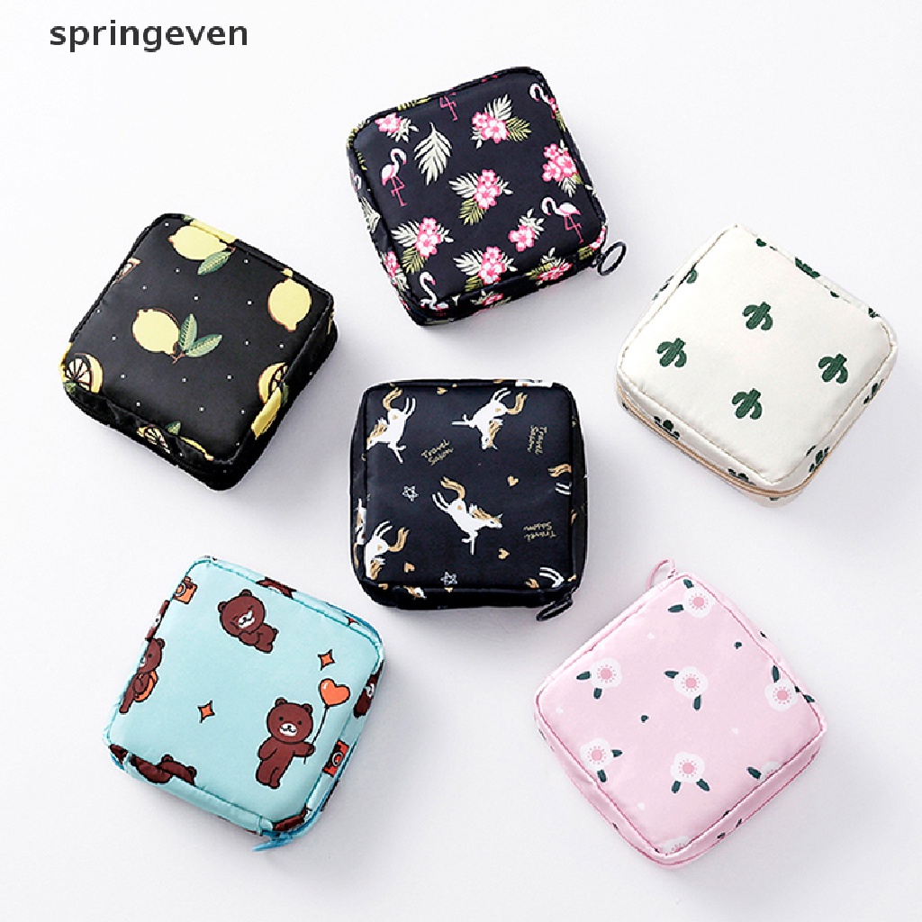 Túi Đựng Khăn Giấy Vệ Sinh Bằng Vải Cotton Nguyên Chất Dễ Thương