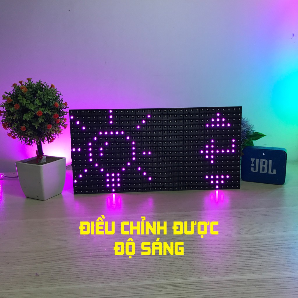 Bộ Combo Đồng Hồ LED MATRIX P10 Chơi Tết Cực Chất