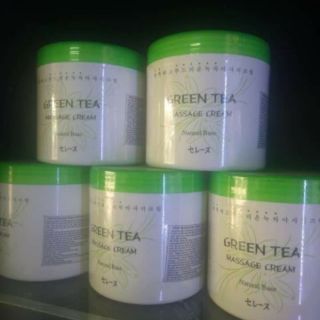 Kem massage mặt trà xanh green tea