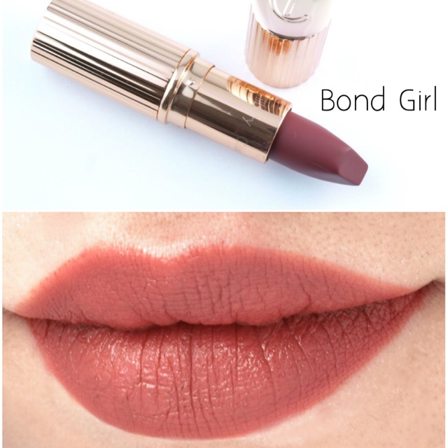 Bond Girl Charlotte Tilbury tách set hàng new 100% authernic tách set Give me more lips sephora 2018 không box.Son matte