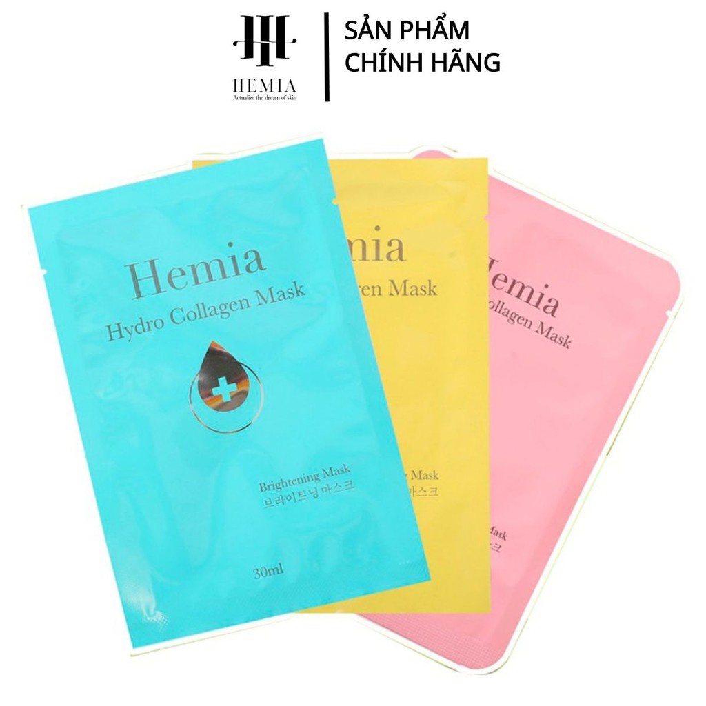 Mặt nạ Hemia Hàn Quốc dưỡng trắng, làm căng bóng da, cấp ẩm, tái tạo da, nâng cơ,trẻ hoá da, chống lão hoá đỉnh cao