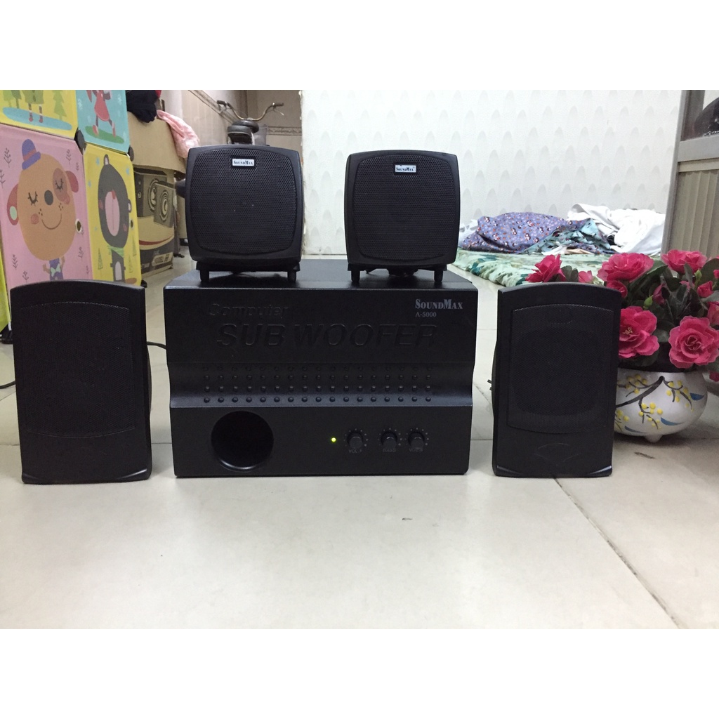 Bộ loa Soundmax A5000 4.1 da qua su dung +