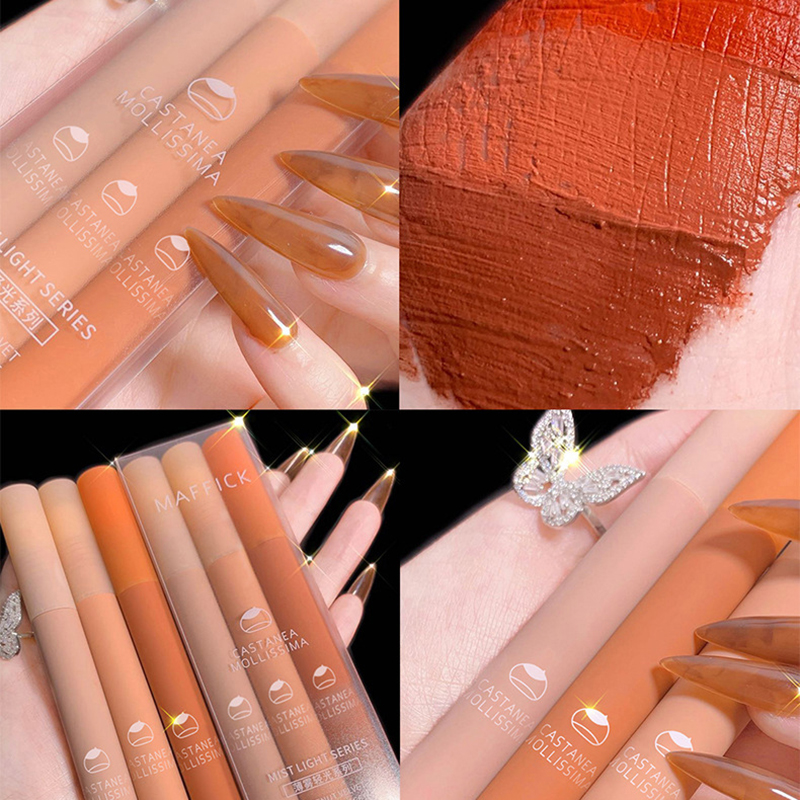 (Hàng Mới Về) Hộp Son Môi Trang Điểm Màu Nhung Mờ Dành Cho Học Sinh | BigBuy360 - bigbuy360.vn