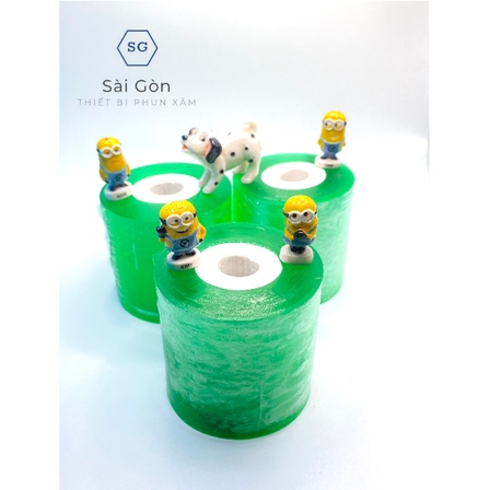 Cuộn nilong ủ phun xăm thẩm mỹ,keo ủ xanh to