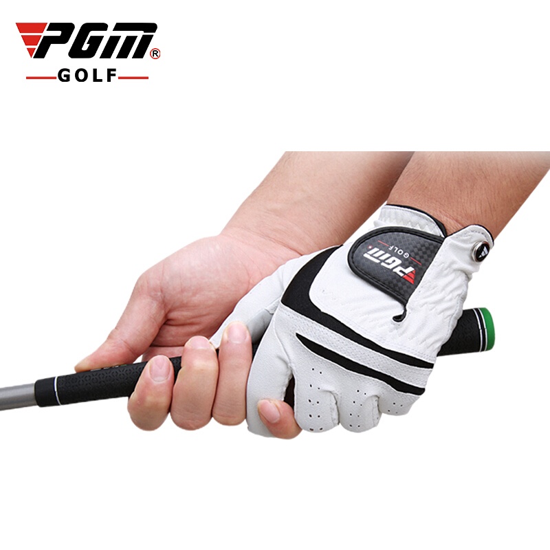 Găng tay chơi Golf PGM-ST022: Da cừu chống trơn trượt, 2 lựa chọn tay thuận.