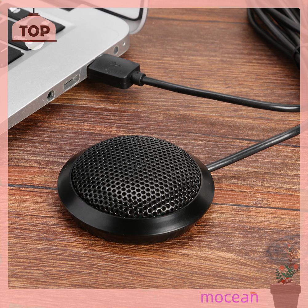 Mocean USB Omni-directional 360 Pickup Condenser Microphone Desktop Computer Mic