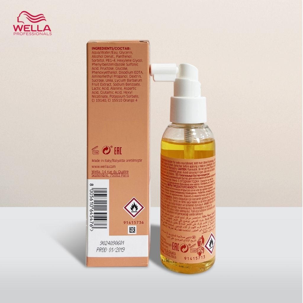 Dưỡng Chất Wella Invigo Tăng Cường Dưỡng Chất, Phục Hồi Tóc Khô Xơ Nutri Booster 100ml