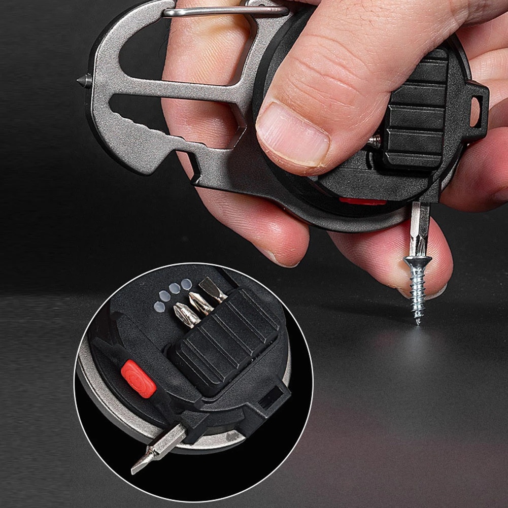 Móc Khóa Đèn LED COB Mini Đa Năng 6 Trong 1 Có Thể Sạc Lại Bằng Cổng USB Dùng Khi Đi Cắm Trại