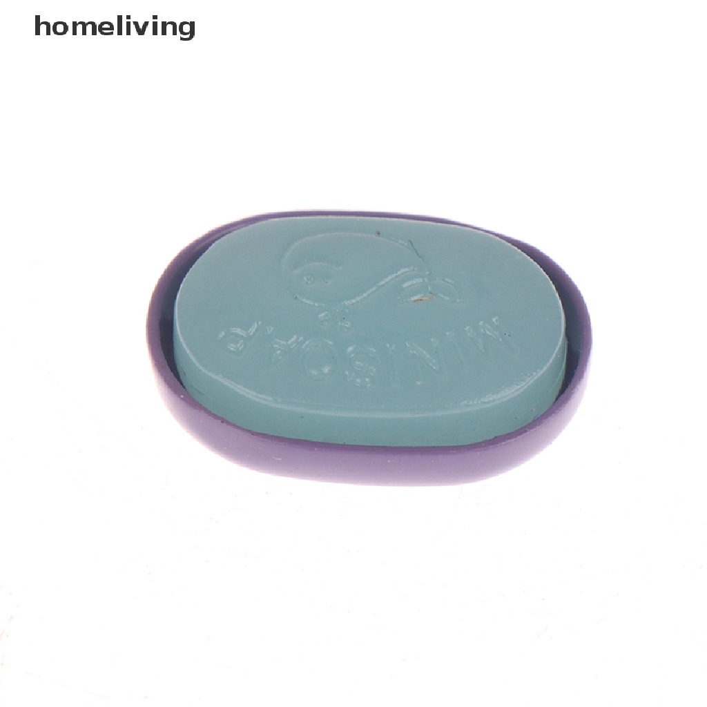 Set 2 Xà Phòng Mini Tỉ Lệ 1 / 12 Xinh Xắn Dùng Để Trang Trí Nhà Búp Bê