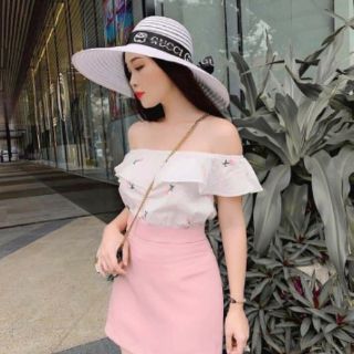 Xả lỗ Set Đào ( áo voan + cv cát hàn)
