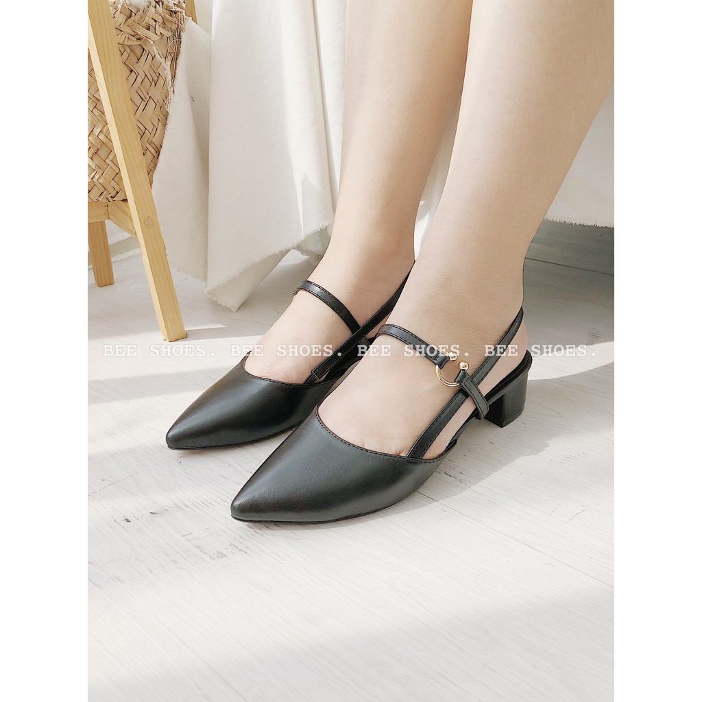 BEESHOES- SANDANL NỮ ĐẾ BỆT DA MỀM - SANDANL MŨI NHỌN MÀU ĐEN/KEM/TRẮNG-XĂNG ĐAN ĐẾ SIÊU ÊM MỀM DỄ ĐI 8006 | BigBuy360 - bigbuy360.vn