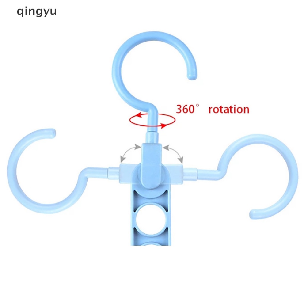 Móc Treo Quần Áo 9 Lỗ Có Thể Gấp Gọn Đa Năng Tiện Dụng