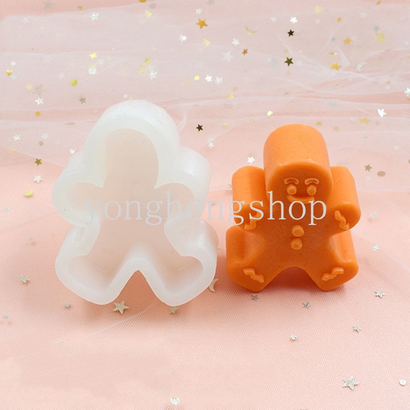 Khuôn Silicone Làm Bánh Hình Người Bánh Gừng Độc Đáo