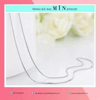 Dây chuyền bạc nữ trơn, đơn giản và sang trọng