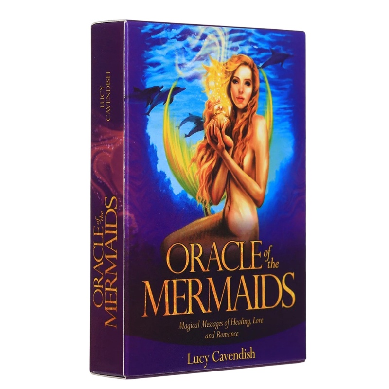 Bộ Bài Tarot 45 Lá Họa Tiết Nàng Tiên Cá Và Chữ Love &amp; Romance