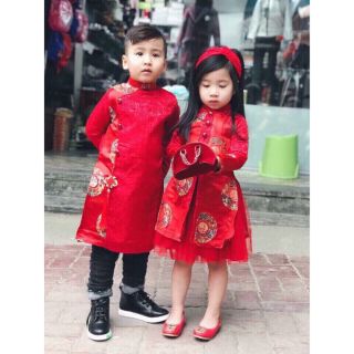 Set 5 bộ áo dài cho bé nam