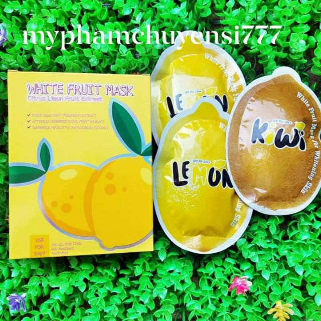 Ủ Trắng Chanh Lemon - CHÍNH HÃNG ( Hộp 3 Gói)