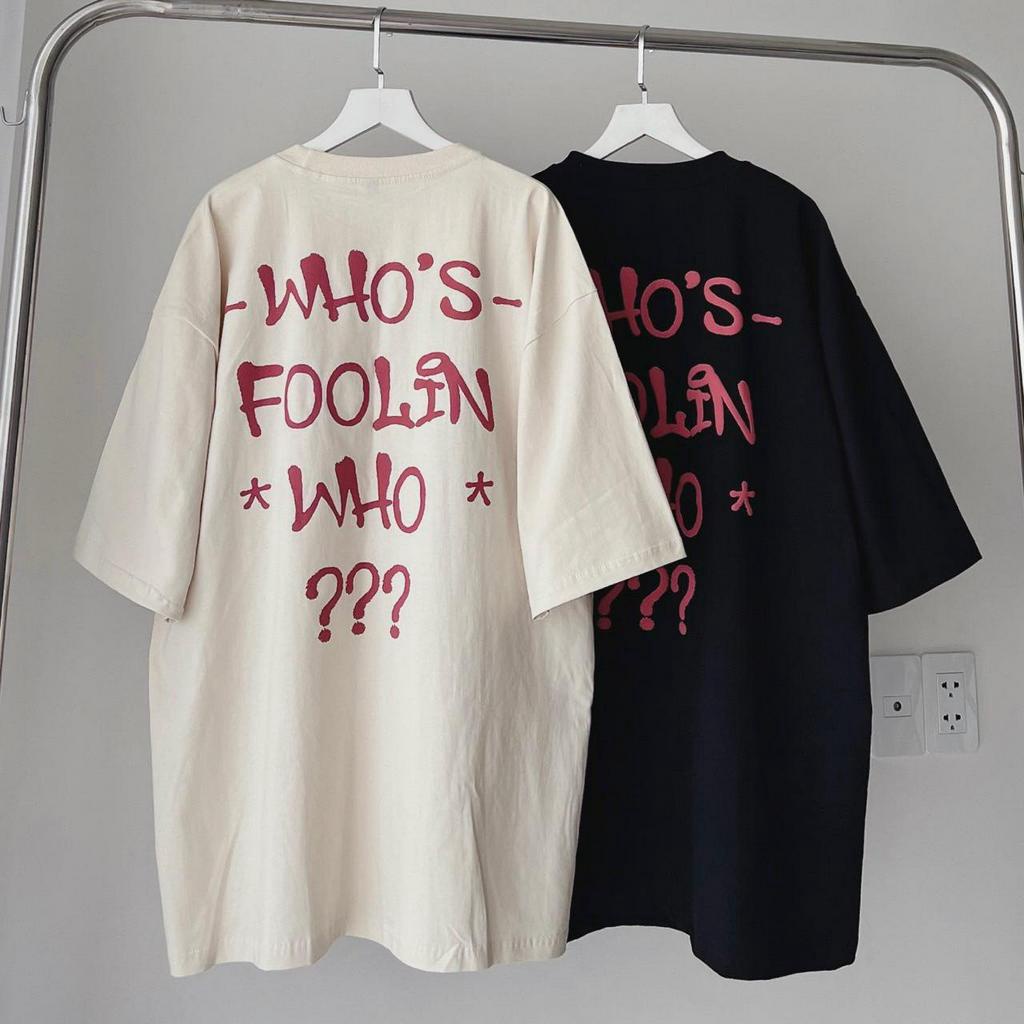 Áo Thun WZS Chữ Nổi Form Rộng Unisex Nam Nữ - Sutis House ảnh thật