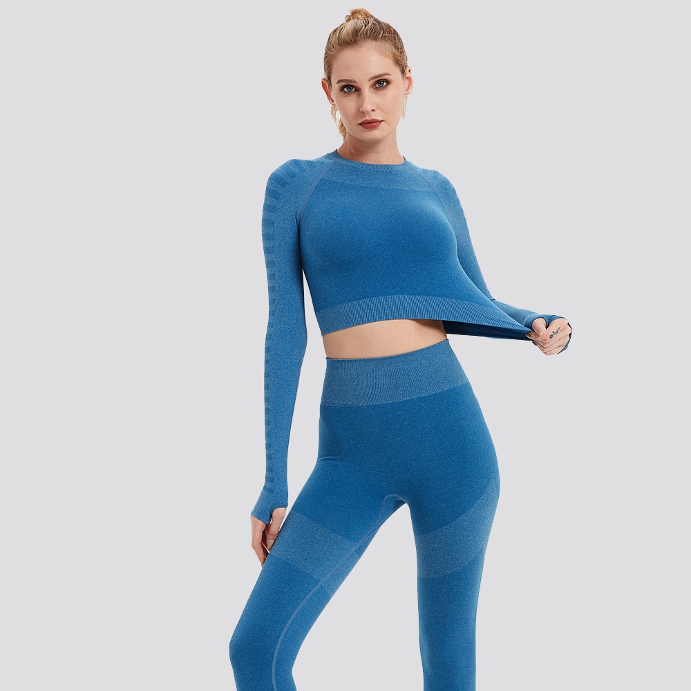 Bộ trang phục thể thao DMRRAIL 2 mảnh áo + quần legging lưng cao