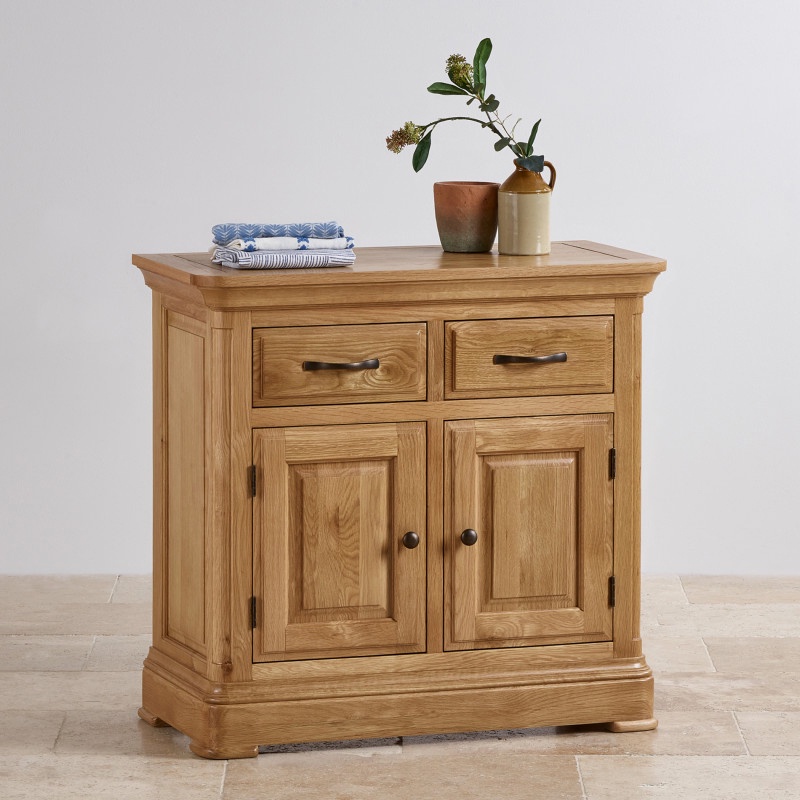 Tủ trữ đồ nhỏ IBIE Canterbury gỗ sồi màu tự nhiên