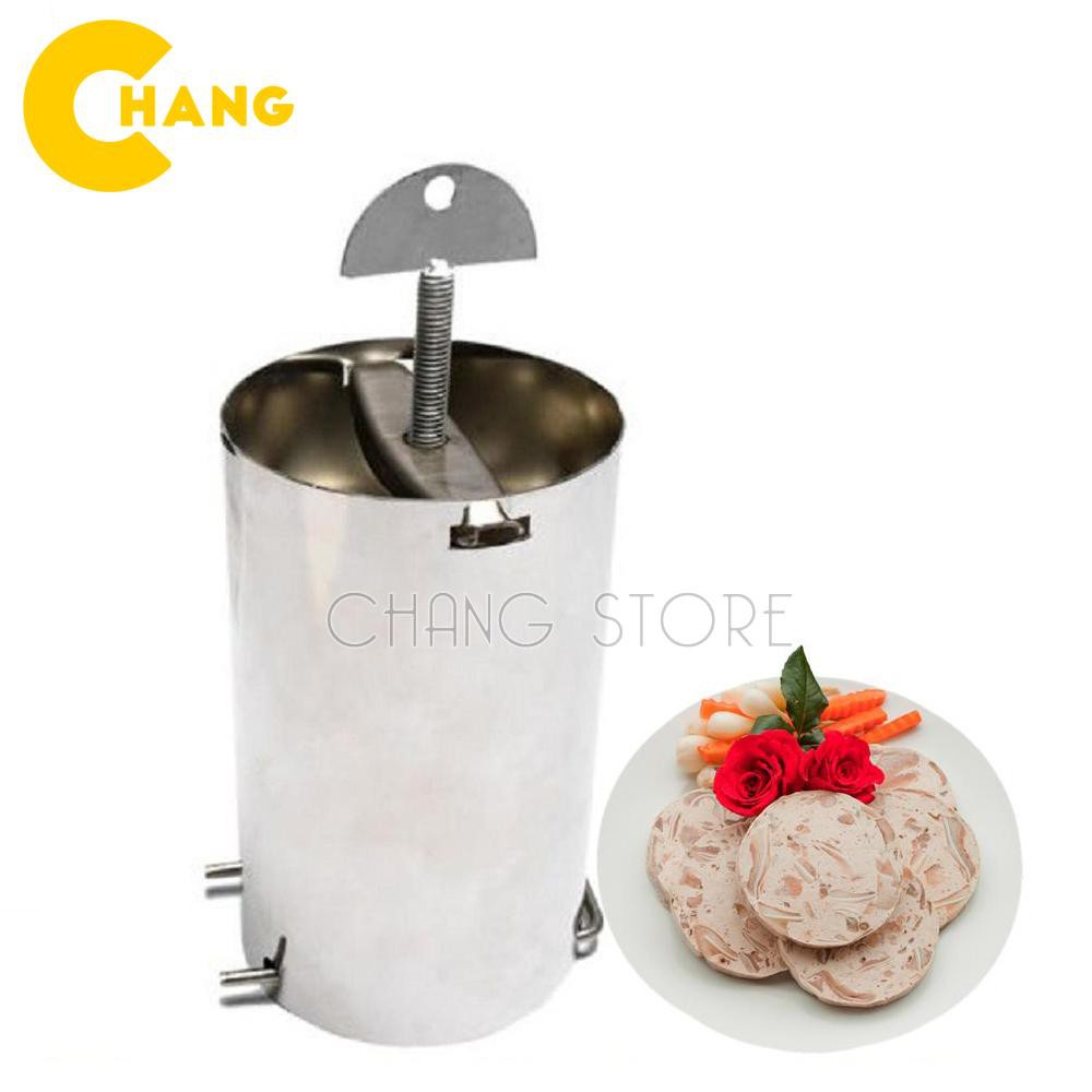 Khuôn Làm Giò Chả Inox 1kg, Khuôn Làm Giò Inox 1kg Tiện Lợi