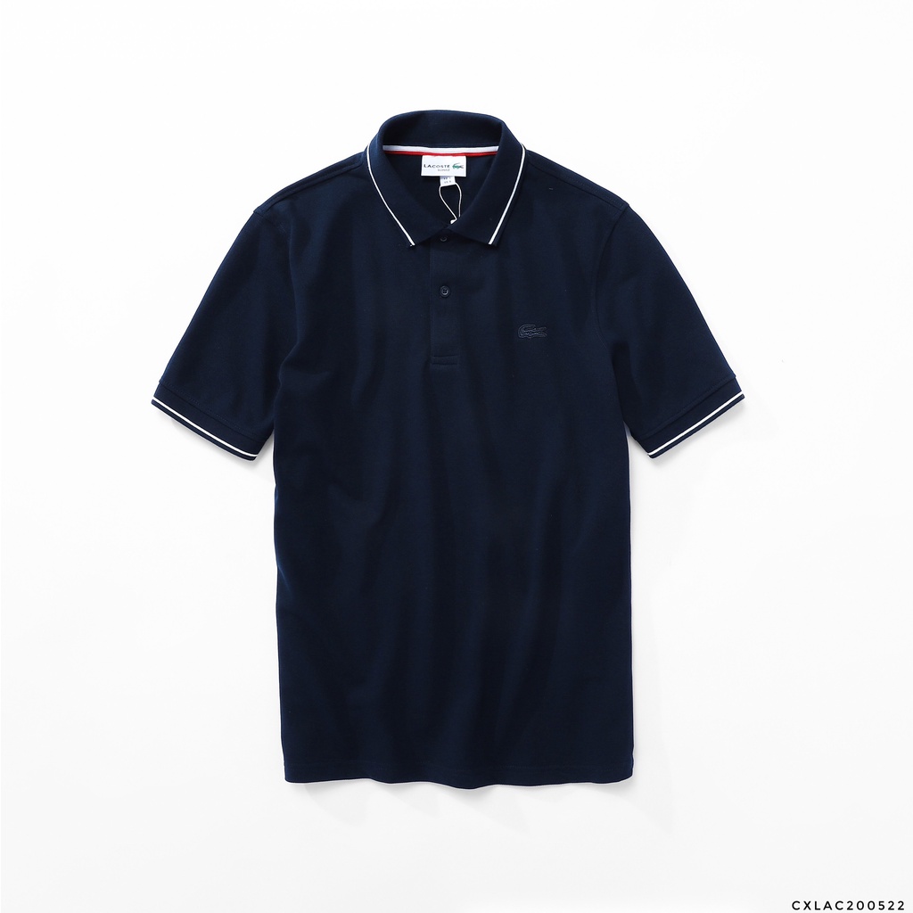 Áo thun polo nam xuất dư, chất vải cotton hạt pique cao cấp, form slim fit tôn dáng 9524