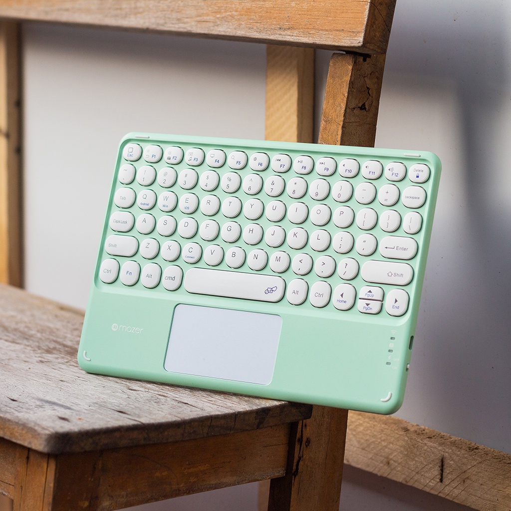 Bàn phím Mazer Infinite.KEYS Ultra Portable Bluetooth 5.0 tích hợp Trackpad - Hàng chính hãng