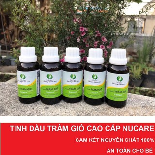 [Giá Sỉ] Combo 5 chai Tinh Dầu Tràm Cao Cấp Đặc Biệt Nguyên Chất NuCare 30ml cho bé yêu