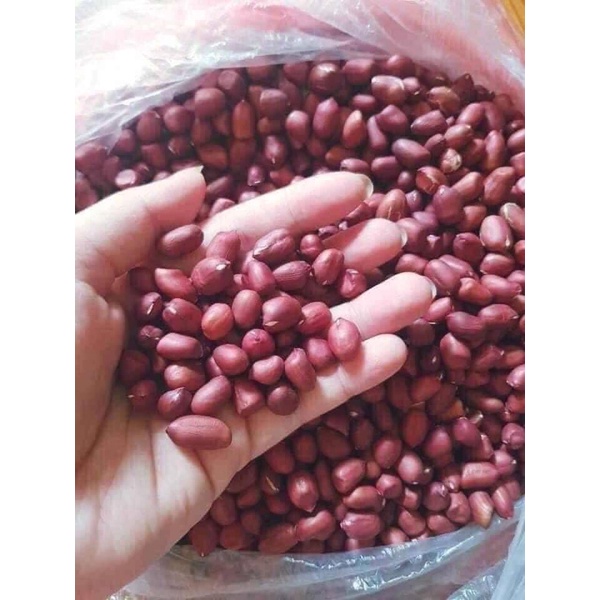 1kg Lạc đỏ đã bóc vỏ, lạc đỏ quê sạch sẽ an toàn, không chất bảo quản